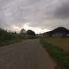 Abendliche Wolkenstimmung über dem Birrfeld