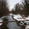 Eisiger Nebenfluss der Aare