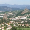 Le Puy-en-Velay Ausschnitt mit den beiden Vulkanschloten