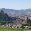 Die zwei Vulkanschlote von Le Puy en Velay