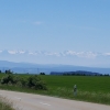 Blick zurück auf den Alpenkamm