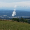 Blick zum Alpenkamm von der Schafmatt