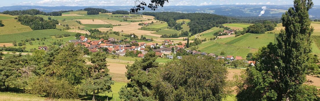 Mandach in Richtung Rheintal und südlicher Schwarzwald