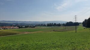 Blick ins Reusstal und an den Heitersberg