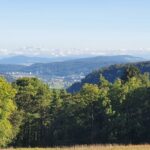 Blick in die Alpen vom Rotberg